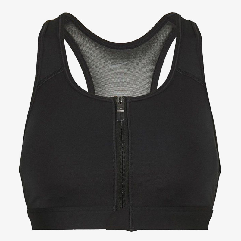 W NK DF SWSH ZIP FRONT BRA 