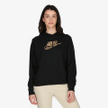 Nike W NSW FLC GX PRNT HOODIE FTRA 