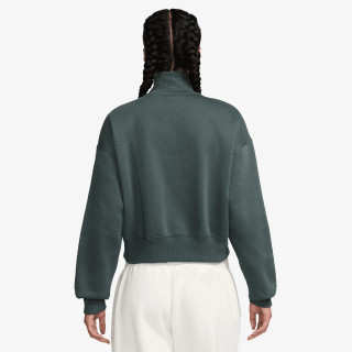 Nike W NSW PHNX FLC QZ CROP 