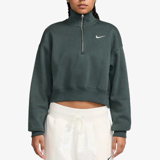 Nike W NSW PHNX FLC QZ CROP 