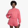 Nike W NSW PHNX FLC QZ CROP 