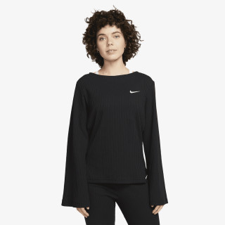 Nike W NSW RIB JRSY LS TOP 