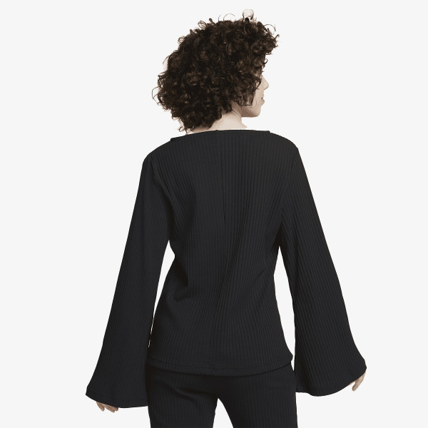 Nike W NSW RIB JRSY LS TOP 