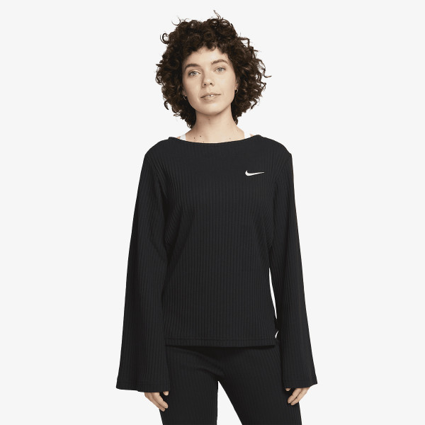 Nike W NSW RIB JRSY LS TOP 