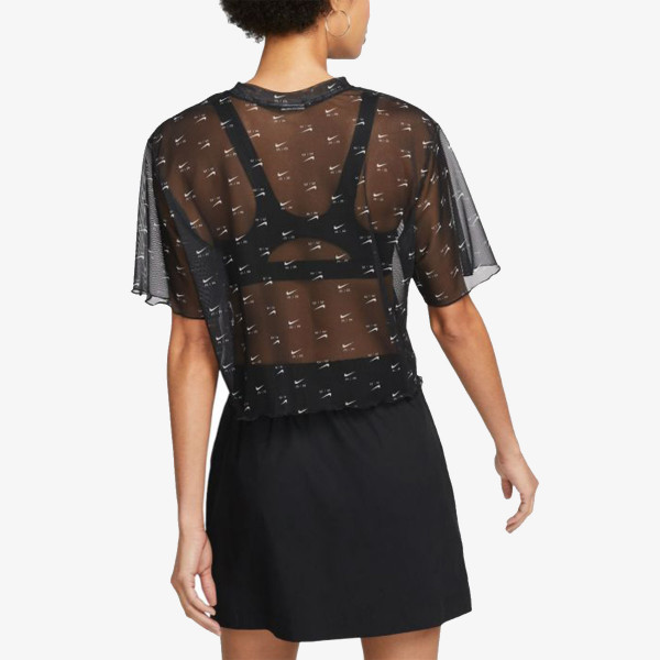 Nike W NSW AIR AOP MESH SS CROP TOP 