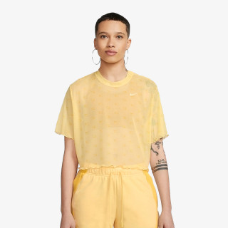 Nike W NSW AIR AOP MESH SS CROP TOP 
