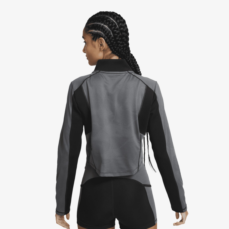 Nike W NK DF HZ LS TOP FEMME 