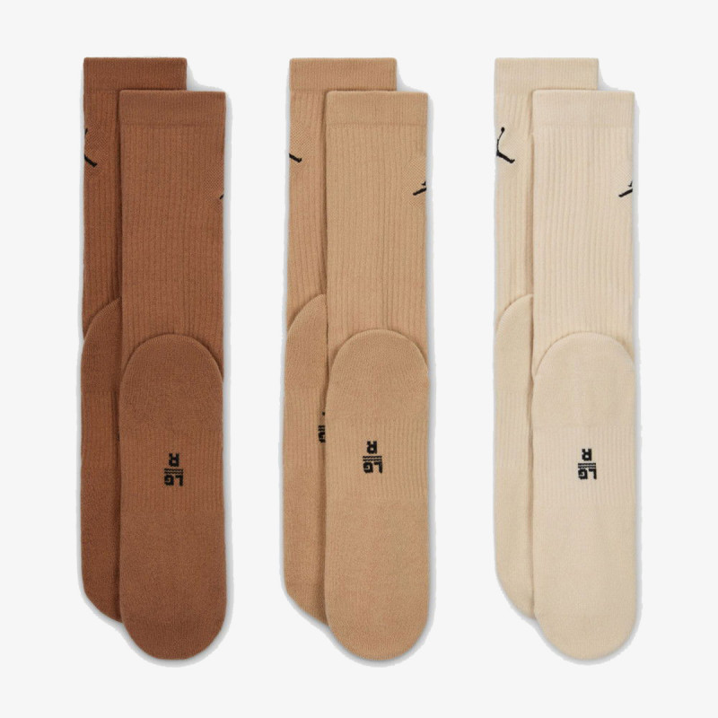 Nike U J EVERYDAY CUSH POLY CREW 3PR -  144 