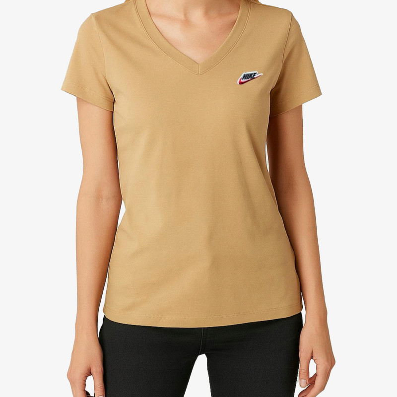 Nike W NSW TEE VNECK LBR FS 
