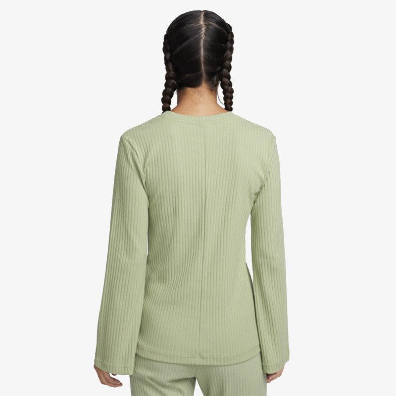 Nike W NSW RIB JRSY LS VNK TOP 