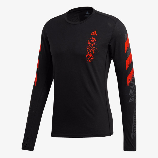 adidas FAST GFX LS Tee 