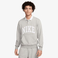 Nike M NK CLUB HBR FT LS POLO 