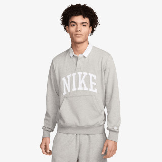 Nike M NK CLUB HBR FT LS POLO 