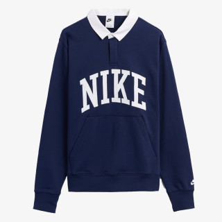 Nike M NK CLUB HBR FT LS POLO 