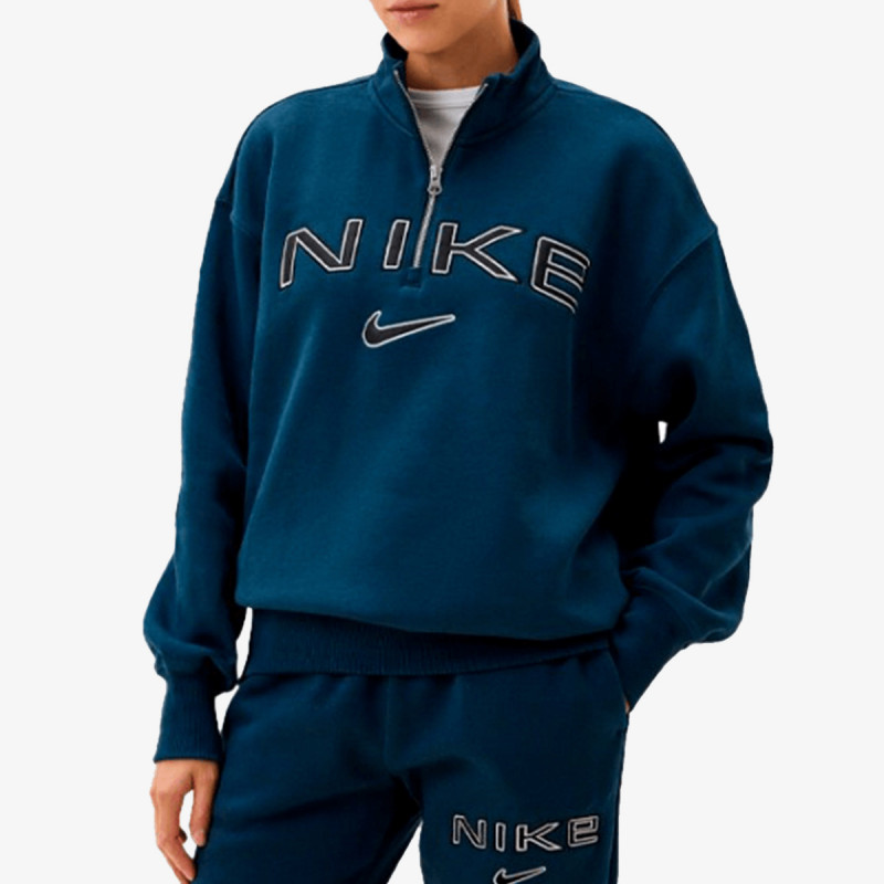 Nike W NSW PHNX FLC OOS LOGO QZ TOP 
