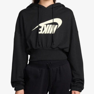 Nike W NSW OS FLC CROP PO HDY DANCE 