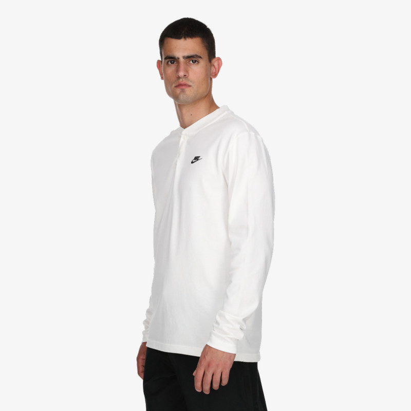 Nike M NK CLUB LS HENLEY 