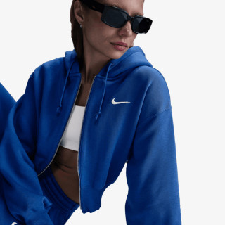 Nike W NSW PHNX FLC LSE CROP FZ HDY 