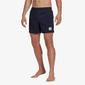 Short Length Solid Swim Shorts 