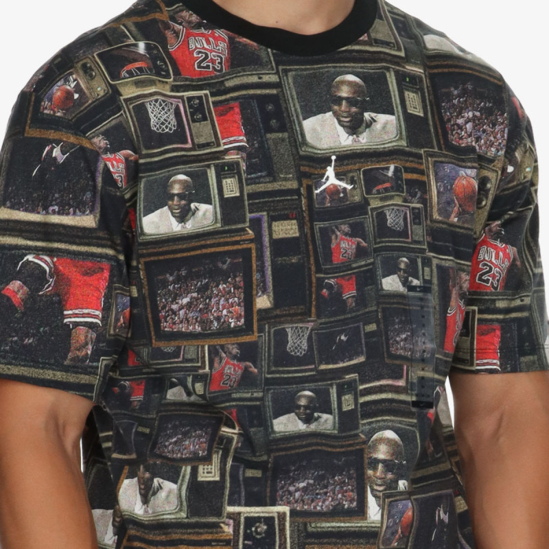 Nike M J BRK TV AOP SS CREW 