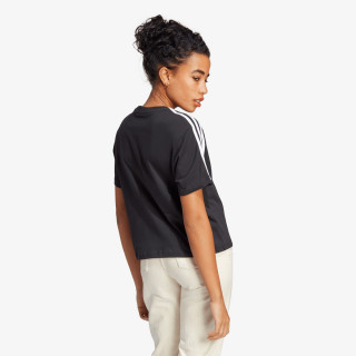 Essentials 3-Stripes Single Jersey Crop Top 