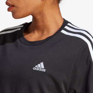 Essentials 3-Stripes Single Jersey Crop Top 