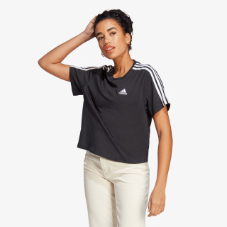 Essentials 3-Stripes Single Jersey Crop Top 