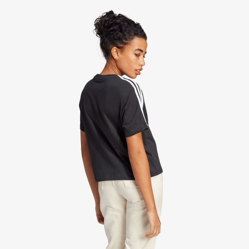 Essentials 3-Stripes Single Jersey Crop Top 