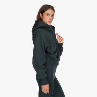 Nike W NSW PHNX FLC CROP FZ HDY 