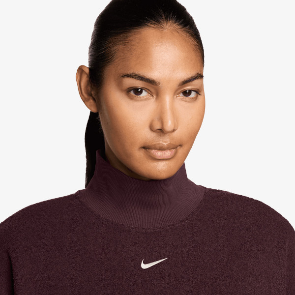 Nike W NSW PHNX PLSH LS MOCK TOP 
