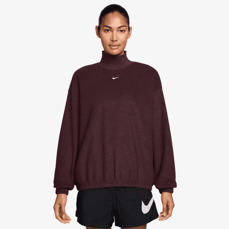 Nike W NSW PHNX PLSH LS MOCK TOP 