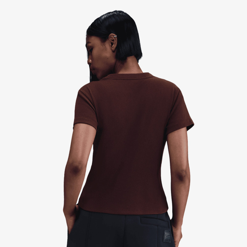 Nike W NSW RIB  TGHT SS TEE 