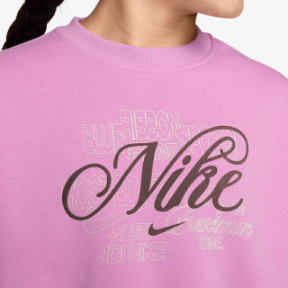 Nike G NSW CLUB FLC BXY CREW GFX 