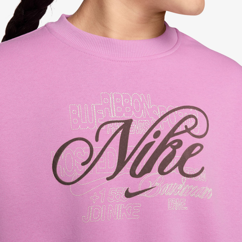 Nike G NSW CLUB FLC BXY CREW GFX 