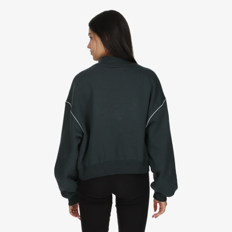Nike W NSW PHNX FLC LOGO MOCK NECK 