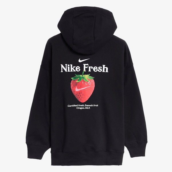 Nike W NSW FRT OS PO STWBRY HOODIE 