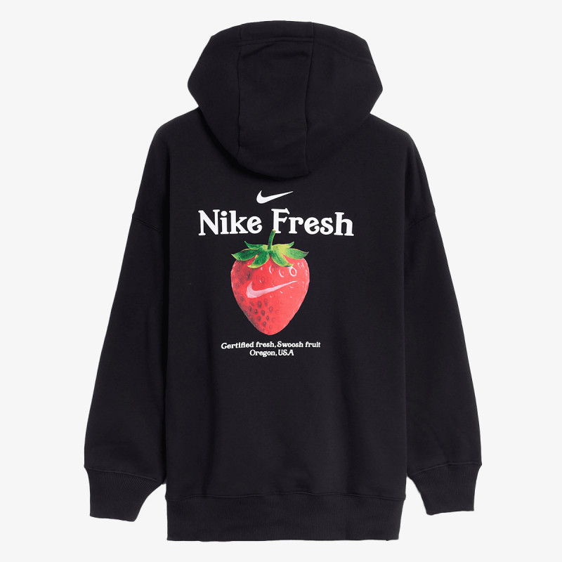 Nike W NSW FRT OS PO STWBRY HOODIE 
