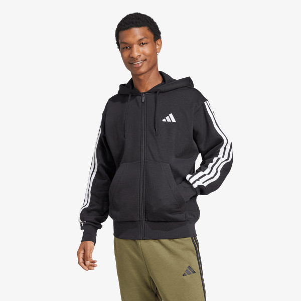 adidas Essentials 3-Stripes Fleece Hoodie 