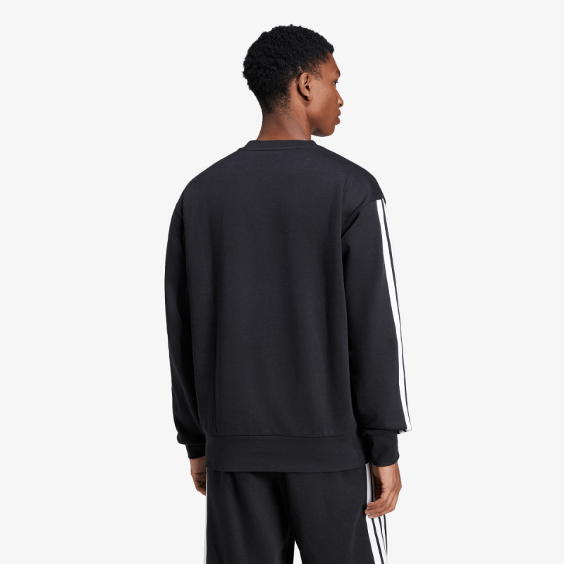adidas Essentials 3-Stripes Fleece Sweatshirt 