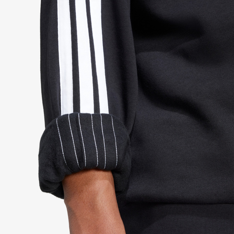 adidas Essentials 3-Stripes Fleece Sweatshirt 