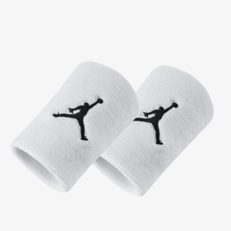 JORDAN JUMPMAN WRISTBANDS WHITE/BLACK 