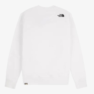 The North Face M DREW PEAK CREW TNF WHT/TNF BLK 