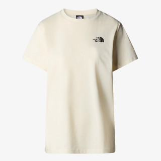 The North Face W S/S RELAXED REDBOX TEE WHITE DUNE 