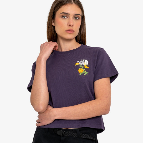 The North Face FLORA EMBRO REGULAR SHORT SLEEVE TEE-G 
