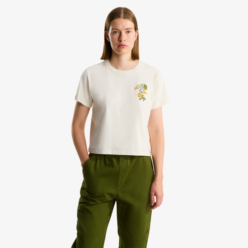 The North Face FLORA EMBRO REGULAR SHORT SLEEVE TEE-G 