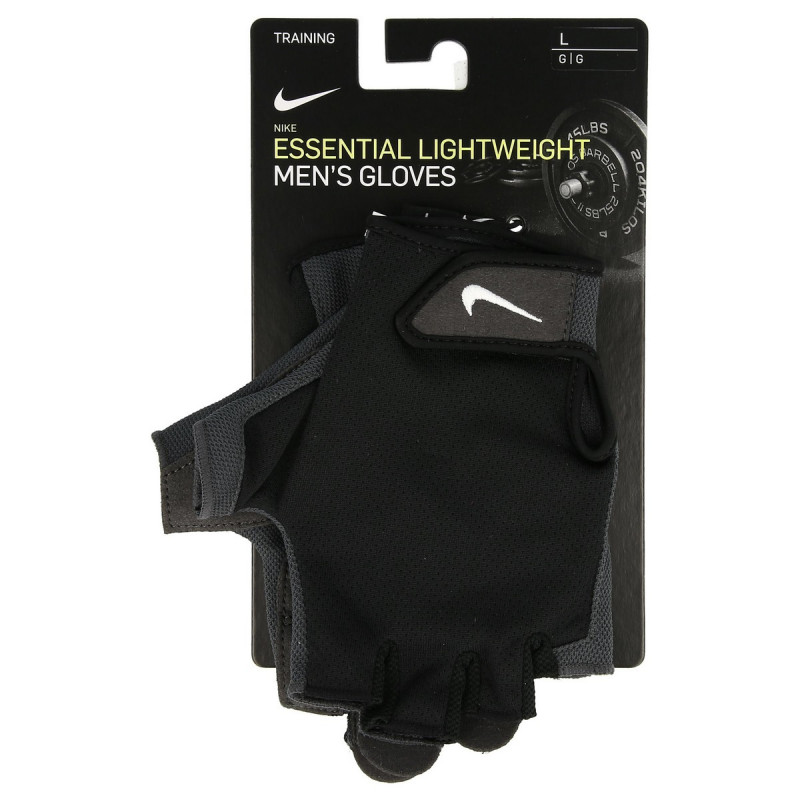 NIKE MEN'S ESSENTIAL FITNESS GLOVES L BL 