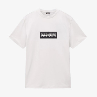 Napapijri S-BOX LOGO SS N1A WHITE WHISPER 